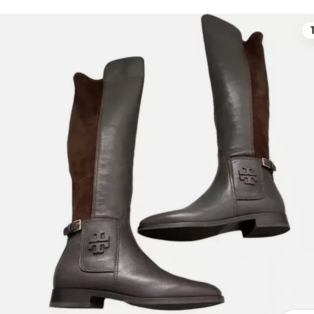 Tory Burch over the knee boots brown chocolate 8.5